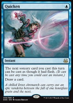 Quicken⁣ - Duel Decks: Mind vs. Might⁣ (Rare)⁣ [6]