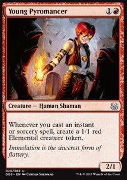 Young Pyromancer⁣ - Duel Decks: Mind vs. Might⁣ (Uncommon)⁣ [20]