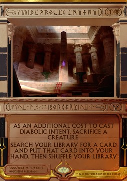 Diabolic Intent⁣ - Amonkhet Invocations⁣ (Masterpiece)⁣ [22]
