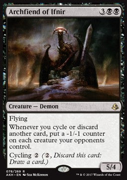 Archfiend of Ifnir⁣ - Amonkhet⁣ (Rare)⁣ [78]
