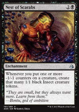 Nest of Scarabs⁣ - Amonkhet⁣ (Uncommon)⁣ [101]