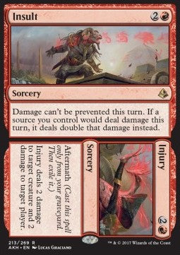 Insult // Injury⁣ - Amonkhet⁣ (Rare)⁣ [213]