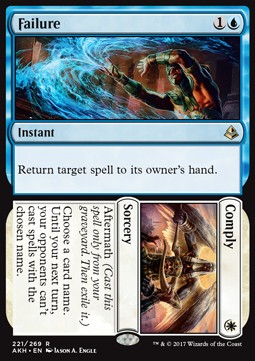 Failure // Comply⁣ - Amonkhet⁣ (Rare)⁣ [221]