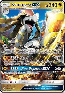Kommo-o GX⁣ - Guardians Rising⁣ (Ultra Rare)⁣ [100]