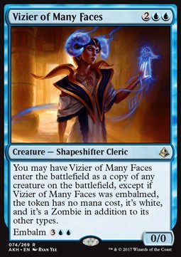 Vizier of Many Faces - Amonkhet (Rare) [AKH-74]