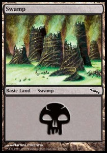 Swamp (V.3)⁣ - Mirrodin⁣ (Land)⁣ [297]