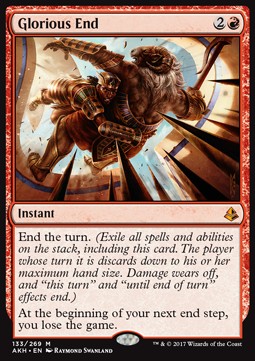 Glorious End⁣ - Amonkhet⁣ (Mythic)⁣ [133]