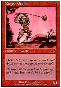 Raging Goblin⁣ - Seventh Edition⁣ (Common)⁣ [211]