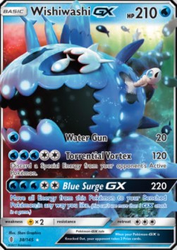Wishiwashi GX⁣ - Guardians Rising⁣ (Ultra Rare)⁣ [38]