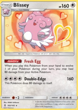Blissey⁣ - Guardians Rising⁣ (Holo Rare)⁣ [102]