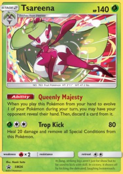 Tsareena⁣ - SM Black Star Promos⁣ (Promo)⁣ [26]