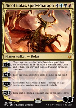 Nicol Bolas, God-Pharaoh⁣ - Hour of Devastation⁣ (Mythic)⁣ [140]