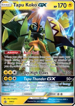 Tapu Koko GX⁣ - SM Black Star Promos⁣ (Promo)⁣ [33]