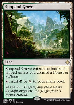 Sunpetal Grove⁣ - Ixalan⁣ (Rare)⁣ [257]