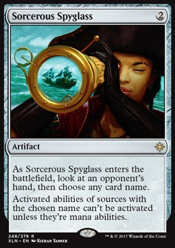 Sorcerous Spyglass⁣ - Ixalan⁣ (Rare)⁣ [248]