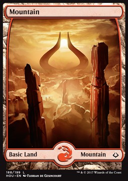Mountain (V.1)⁣ - Hour of Devastation⁣ (Land)⁣ [188]