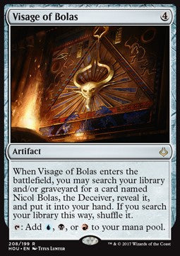 Visage of Bolas⁣ - Hour of Devastation⁣ (Rare)⁣ [208]