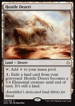 Hostile Desert⁣ - Hour of Devastation⁣ (Rare)⁣ [178]
