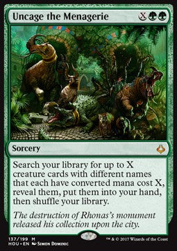 Uncage the Menagerie⁣ - Hour of Devastation⁣ (Mythic)⁣ [137]