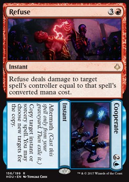 Refuse // Cooperate⁣ - Hour of Devastation⁣ (Rare)⁣ [156]