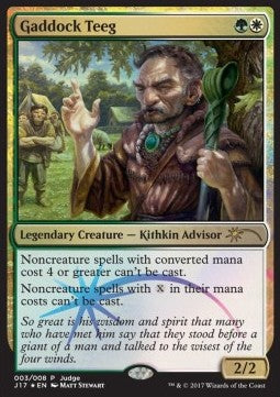 Gaddock Teeg⁣ - Judge Rewards Promos⁣ (Rare)⁣ [2017-03]