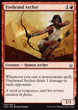 Firebrand Archer⁣ - Hour of Devastation⁣ (Common)⁣ [92]