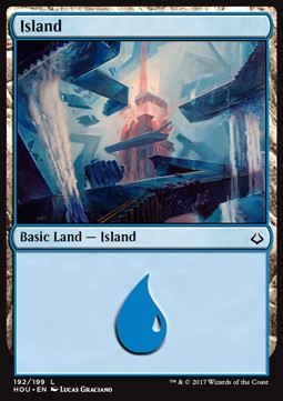 Island (V.2)⁣ - Hour of Devastation⁣ (Land)⁣ [192]