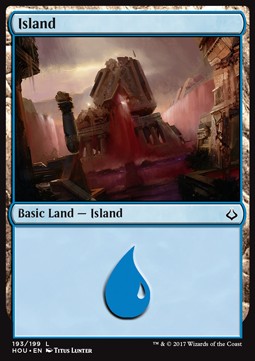 Island (V.3)⁣ - Hour of Devastation⁣ (Land)⁣ [193]