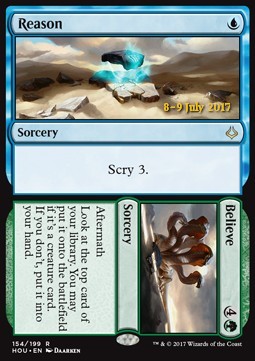 Reason // Believe⁣ - Hour of Devastation: Promos⁣ (Rare)⁣ [154]