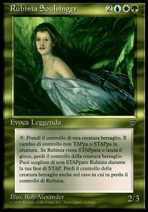 Rubinia Soulsinger⁣ - Legends Italian⁣ (Rare)