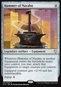 Hammer of Nazahn⁣ - Commander 2017⁣ (Rare)⁣ [51]