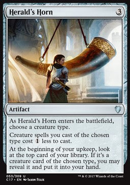 Herald's Horn⁣ - Commander 2017⁣ (Uncommon)⁣ [53]