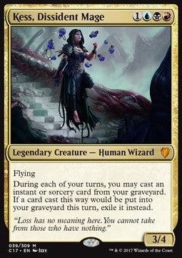 Kess, Dissident Mage⁣ - Commander 2017⁣ (Mythic)⁣ [39]