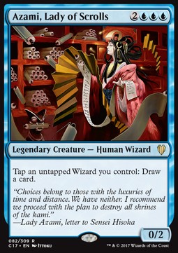 Azami, Lady of Scrolls⁣ - Commander 2017⁣ (Rare)⁣ [82]