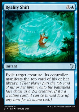 Reality Shift⁣ - Commander 2017⁣ (Uncommon)⁣ [91]