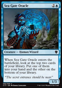 Sea Gate Oracle⁣ - Commander 2017⁣ (Common)⁣ [92]