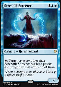 Serendib Sorcerer⁣ - Commander 2017⁣ (Rare)⁣ [93]