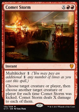 Comet Storm⁣ - Commander 2017⁣ (Mythic)⁣ [132]