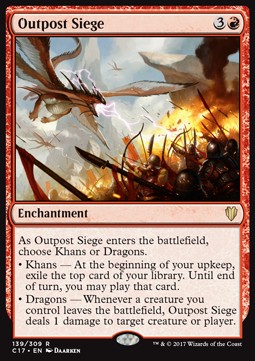 Outpost Siege⁣ - Commander 2017⁣ (Rare)⁣ [139]
