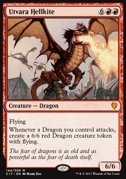 Utvara Hellkite⁣ - Commander 2017⁣ (Mythic)⁣ [144]