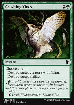 Crushing Vines⁣ - Commander 2017⁣ (Common)⁣ [146]