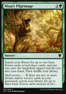 Nissa's Pilgrimage⁣ - Commander 2017⁣ (Common)⁣ [155]