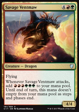 Savage Ventmaw⁣ - Commander 2017⁣ (Uncommon)⁣ [191]