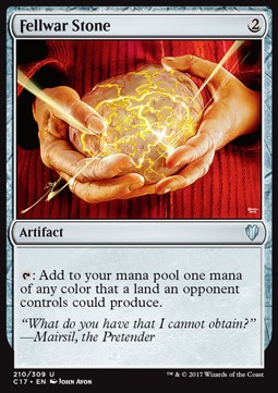 Fellwar Stone⁣ - Commander 2017⁣ (Uncommon)⁣ [210]