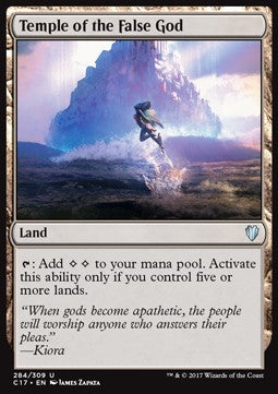 Temple of the False God⁣ - Commander 2017⁣ (Uncommon)⁣ [284]
