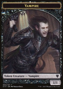 Vampire Token (B 1/1) / Zombie Token (B 2/2)⁣ - Commander 2017⁣ (Token)⁣ [T 04/05]