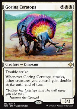 Goring Ceratops⁣ - Ixalan⁣ (Rare)⁣ [13]