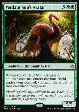 Verdant Sun's Avatar⁣ - Ixalan⁣ (Rare)⁣ [213]