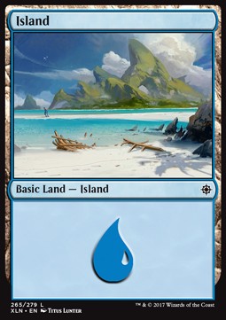 Island (V.2)⁣ - Ixalan⁣ (Land)⁣ [265]