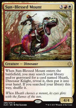 Sun-Blessed Mount⁣ - Ixalan⁣ (Rare)⁣ [288]